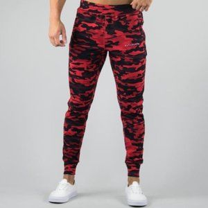 Alphalete Premium Red Camo Joggers Limited Edition